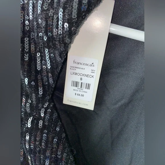 Black sequin dress - Picture 5 of 5